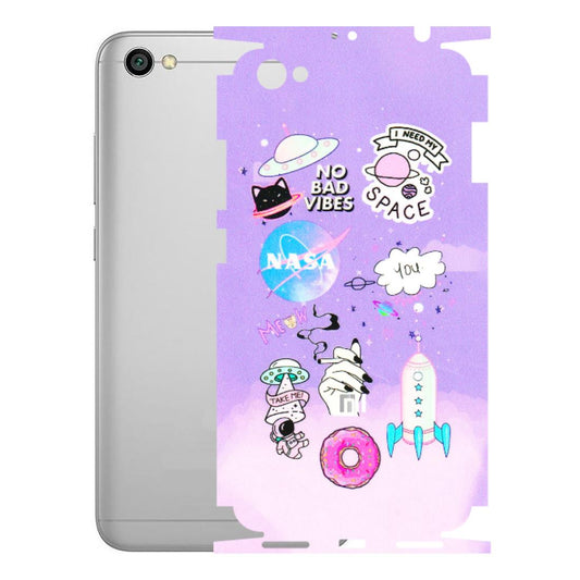 Xiaomi Redmi Phone Skins (All Models) - I Need My Nasa   Skin - 3D Embossed Finish (L-149) Redmi Y1 Lite