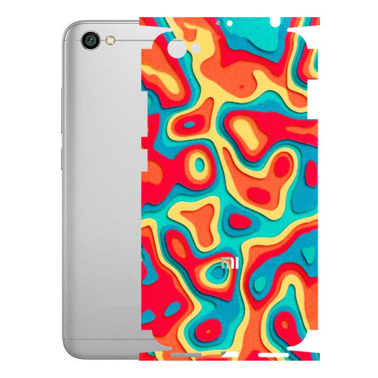 Xiaomi Redmi Phone Skins (All Models) - Abstract Swirl - 3D Embossed Finish (L-150) Redmi Y1 Lite