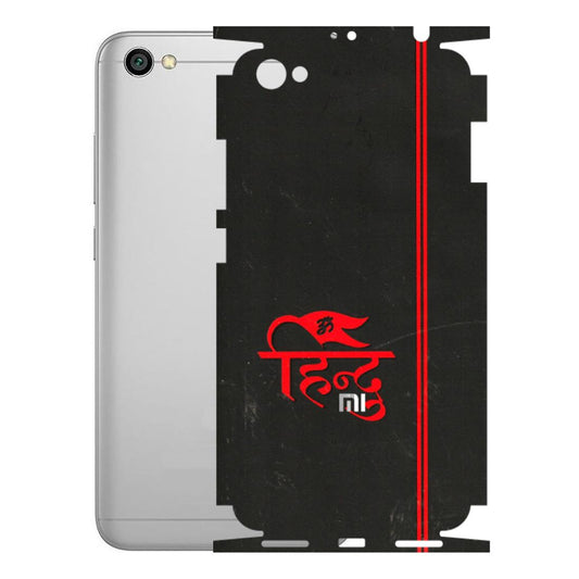 Xiaomi Redmi Phone Skins (All Models) - Hindu Black - 3D Embossed Finish (L-153) Redmi Y1 Lite