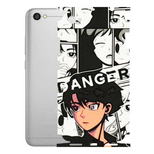 Xiaomi Redmi Phone Skins (All Models) - Danger Anime - 3D Embossed Finish (L-155) Redmi Y1 Lite