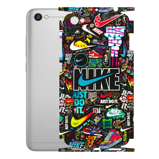 Xiaomi Redmi Phone Skins (All Models) - Just Do It Doodles - 3D Embossed Finish (L-166) Redmi Y1 Lite
