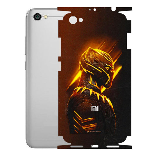 Xiaomi Redmi Phone Skins (All Models) - Gold Black Panther - 3D Embossed Finish (L-181) Redmi Y1 Lite