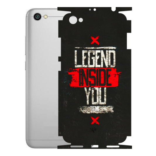 Xiaomi Redmi Phone Skins (All Models) - Legend Inside You - 3D Embossed Finish (L-186) Redmi Y1 Lite