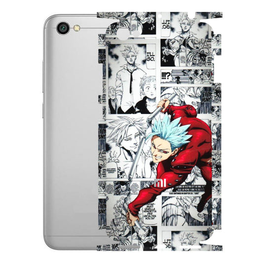 Xiaomi Redmi Phone Skins (All Models) - Anime Comic - 3D Embossed Finish (L-192) Redmi Y1 Lite