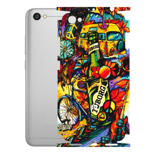 Xiaomi Redmi Phone Skins (All Models) - Cool Beer Bottle - 3D Embossed Finish (L-193) Redmi Y1 Lite