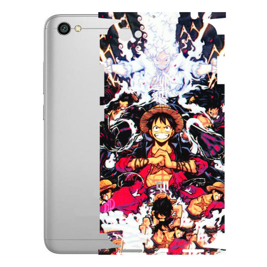 Xiaomi Redmi Phone Skins (All Models) - Luffy Anime Character - 3D Embossed Finish (L-203) Redmi Y1 Lite