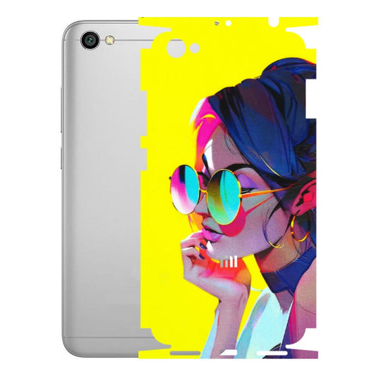 Xiaomi Redmi Phone Skins (All Models) - Bold Stylish Girl - 3D Embossed Finish (L-222) Redmi Y1 Lite