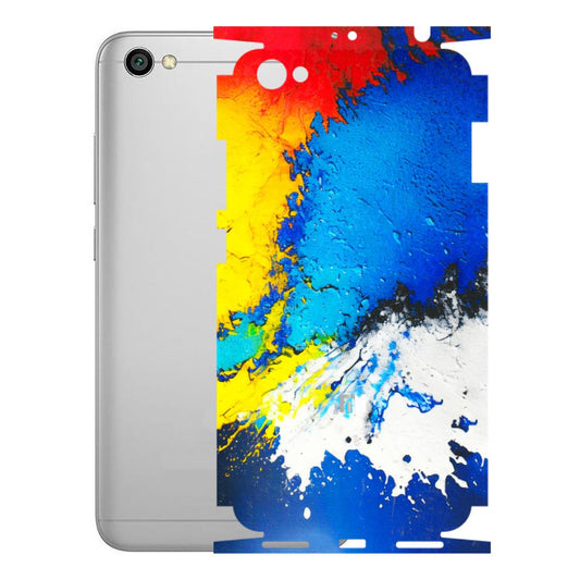 Xiaomi Redmi Phone Skins (All Models) - Acrylic Paint Spill - 3D Embossed Finish (L-229) Redmi Y1 Lite