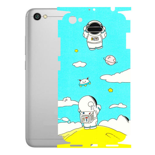 Xiaomi Redmi Phone Skins (All Models) - Blue Skies Astro Float - 3D Embossed Finish (L-230) Redmi Y1 Lite