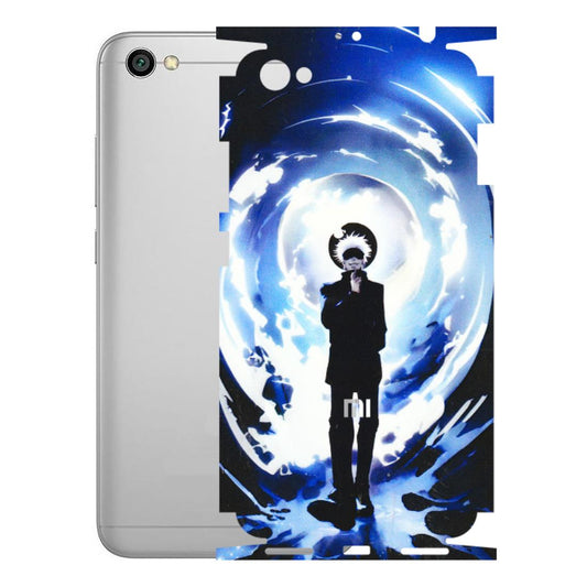 Xiaomi Redmi Phone Skins (All Models) - Satoru Gojo Dark Blue - 3D Embossed Finish (L-235) Redmi Y1 Lite
