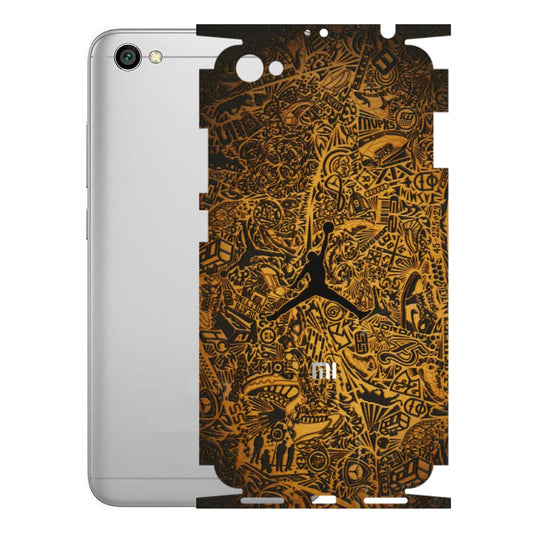Xiaomi Redmi Phone Skins (All Models) - Premium Gold Basketball Player - 3D Embossed Finish (L-236) Redmi Y1 Lite