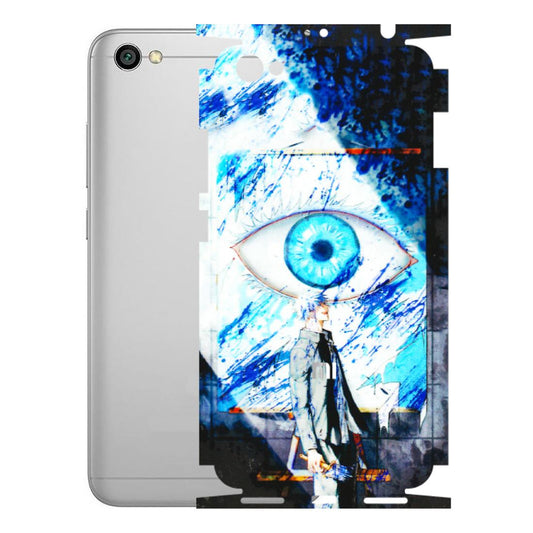 Xiaomi Redmi Phone Skins (All Models) - Gojo Satoru evil eye - 3D Embossed Finish (L-239) Redmi Y1 Lite