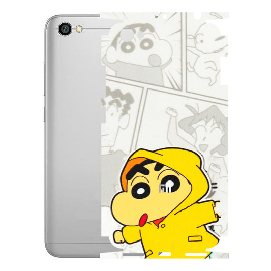 Xiaomi Redmi Phone Skins (All Models) - Yellow Shinchan Comic - 3D Embossed Finish (L-246) Redmi Y1 Lite