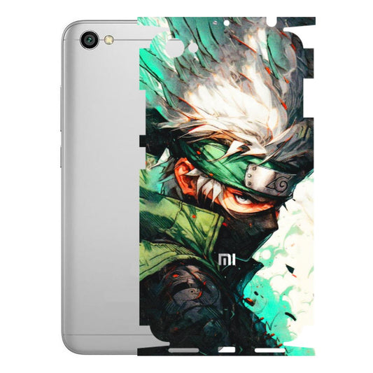 Xiaomi Redmi Phone Skins (All Models) - Kakashi Side Profile - 3D Embossed Finish (L-249) Redmi Y1 Lite