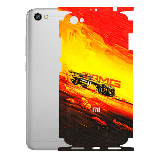 Xiaomi Redmi Phone Skins (All Models) - AMG Car Speed Cover - 3D Embossed Finish (L-256) Redmi Y1 Lite