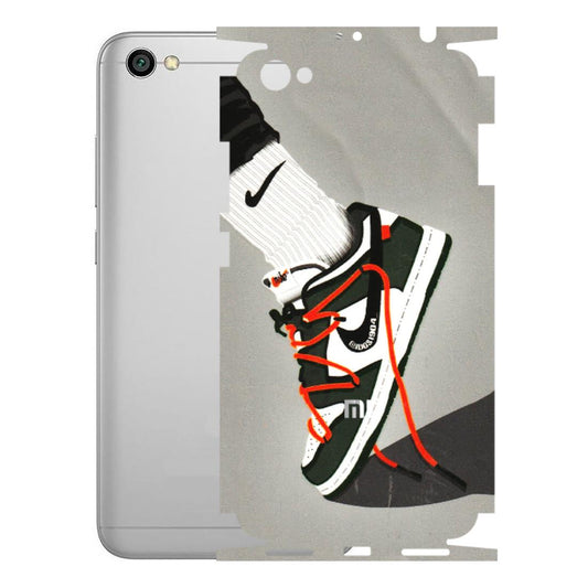 Xiaomi Redmi Phone Skins (All Models) - New Grey Sneaker - 3D Embossed Finish (L-261) Redmi Y1 Lite