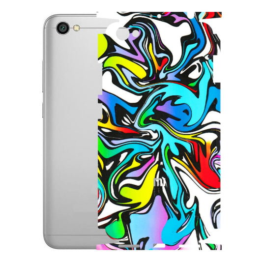 Xiaomi Redmi Phone Skins (All Models) - Abstract Colour Paints - 3D Embossed Finish (L-271) Redmi Y1 Lite