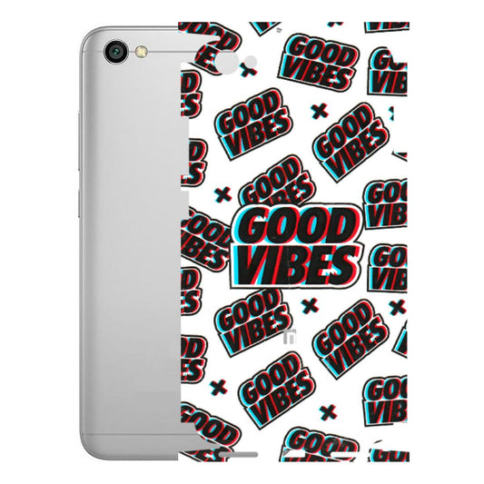 Xiaomi Redmi Phone Skins (All Models) - Good Vibes - 3D Embossed Finish (L-282) Redmi Y1 Lite