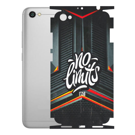 Xiaomi Redmi Phone Skins (All Models) - No Limits - 3D Embossed Finish (L-286) Redmi Y1 Lite
