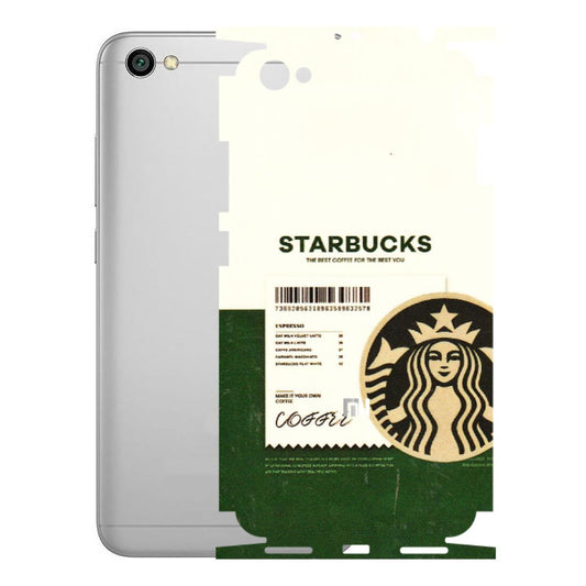 Xiaomi Redmi Phone Skins (All Models) - Starbucks Barcode - 3D Embossed Finish (L-308) Redmi Y1 Lite