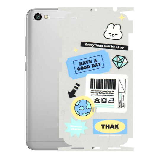 Xiaomi Redmi Phone Skins (All Models) - Will Be Okay Design - 3D Embossed Finish (L-316) Redmi Y1 Lite