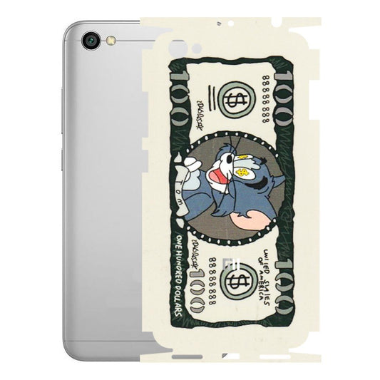 Xiaomi Redmi Phone Skins (All Models) - Tom Hundred Dollar - 3D Embossed Finish (L-324) Redmi Y1 Lite