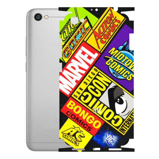 Xiaomi Redmi Phone Skins (All Models) - Bongo Comic Con - 3D Embossed Finish (L-325) Redmi Y1 Lite