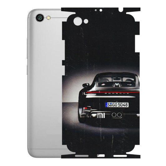 Xiaomi Redmi Phone Skins (All Models) - New Black Porsche GT3 - 3D Embossed Finish (L-327) Redmi Y1 Lite