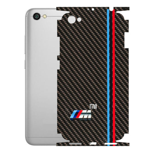 Xiaomi Redmi Phone Skins (All Models) - BM Carbon Fiber Feels - 3D Embossed Finish (L-38) Redmi Y1 Lite