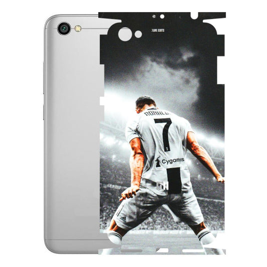 Xiaomi Redmi Phone Skins (All Models) - Ronaldo CR7 Crazy - 3D Embossed Finish (L-44) Redmi Y1 Lite