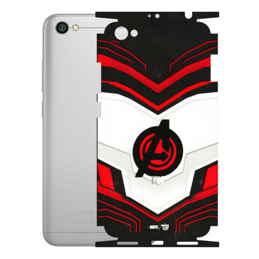 Xiaomi Redmi Phone Skins (All Models) - Avengers Logo - 3D Embossed Finish (L-55) Redmi Y1 Lite