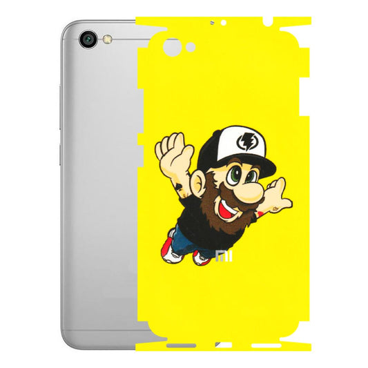 Xiaomi Redmi Phone Skins (All Models) - Flying Beardo - 3D Embossed Finish (L-60) Redmi Y1 Lite