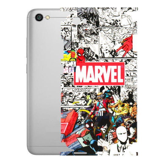 Xiaomi Redmi Phone Skins (All Models) - Marvel Colorful Comic - 3D Embossed Finish (L-64) Redmi Y1 Lite