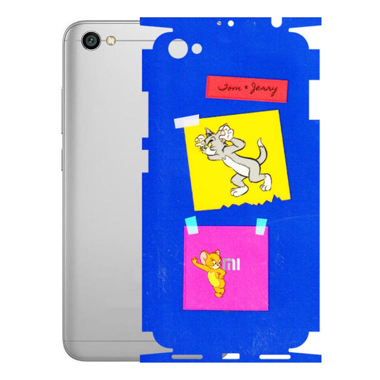 Xiaomi Redmi Phone Skins (All Models) - Tom N Jerry Sticky Notes - 3D Embossed Finish (L-88) Redmi Y1 Lite