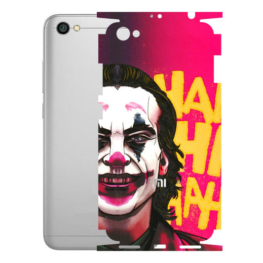 Xiaomi Redmi Phone Skins (All Models) - Joker Evil Laugh - 3D Embossed Finish (L-97) Redmi Y1 Lite