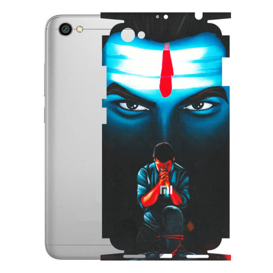 Xiaomi Redmi Phone Skins (All Models) - Mahakal Bhakt - Matte Finish (M-112) Redmi Y1 Lite