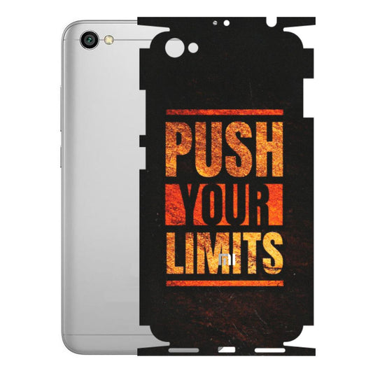 Xiaomi Redmi Phone Skins (All Models) - Push Your Limits - Matte Finish (M-118) Redmi Y1 Lite