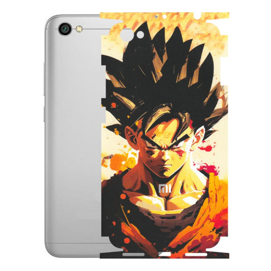 Xiaomi Redmi Phone Skins (All Models) - Angry Goku - Matte Finish (M-12) Redmi Y1 Lite