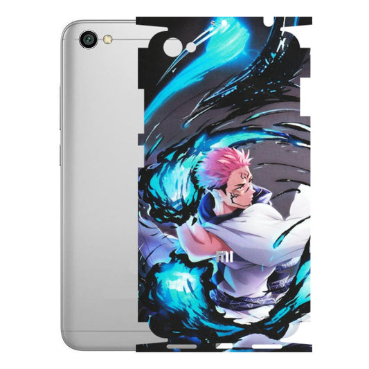 Xiaomi Redmi Phone Skins (All Models) - New Jujutsu Kaisen Grey Blue Anime - Matte Finish (M-127) Redmi Y1 Lite