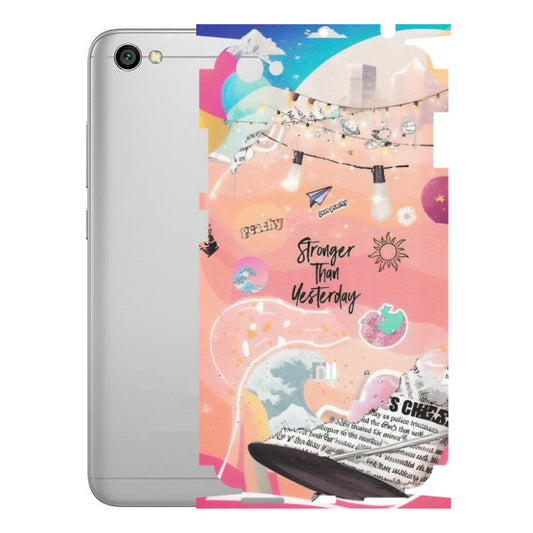 Xiaomi Redmi Phone Skins (All Models) - Stronger Then Yesterday - Matte Finish (M-128) Redmi Y1 Lite