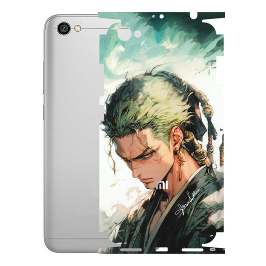 Xiaomi Redmi Phone Skins (All Models) - New Roronoa Zoro One Picece Anime - Matte Finish (M-140) Redmi Y1 Lite