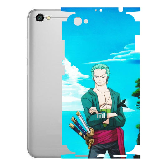 Xiaomi Redmi Phone Skins (All Models) - Cool Swordman Zoro Anime - Matte Finish (M-143) Redmi Y1 Lite