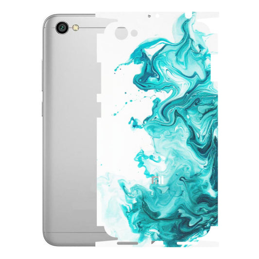 Xiaomi Redmi Phone Skins (All Models) - Sky Blue Abstract Colour - Matte Finish (M-146) Redmi Y1 Lite
