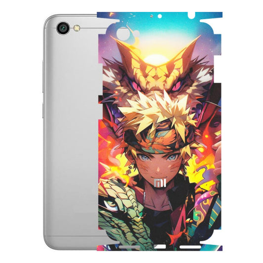 Xiaomi Redmi Phone Skins (All Models) - Angry Naruto Anime - Matte Finish (M-148) Redmi Y1 Lite