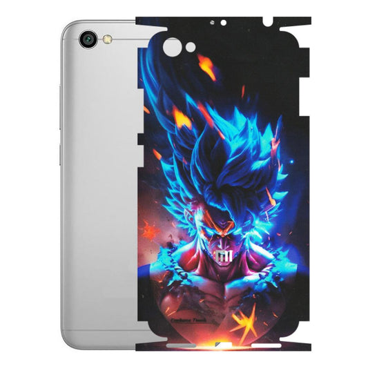 Xiaomi Redmi Phone Skins (All Models) - Angry Goku Dragon Ball Anime - Matte Finish (M-150) Redmi Y1 Lite
