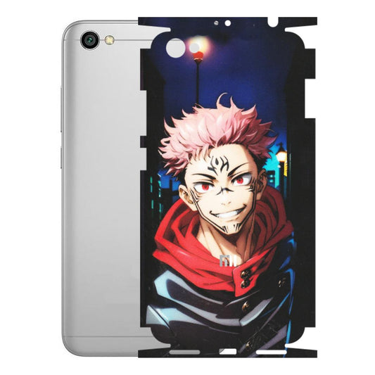 Xiaomi Redmi Phone Skins (All Models) - Yuji Itadori Funny Face Anime - Matte Finish (M-152) Redmi Y1 Lite
