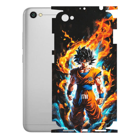 Xiaomi Redmi Phone Skins (All Models) - Goku Transformation Anime - Matte Finish (M-159) Redmi Y1 Lite