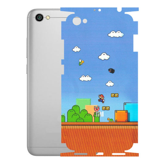 Xiaomi Redmi Phone Skins (All Models) - Mario Game Scene - Matte Finish (M-24) Redmi Y1 Lite