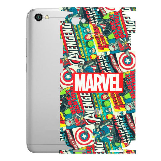 Xiaomi Redmi Phone Skins (All Models) - Marvel Comic Lover - Matte Finish (M-30) Redmi Y1 Lite