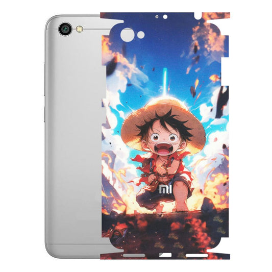 Xiaomi Redmi Phone Skins (All Models) - Toon One Piece Cute Character - Matte Finish (M-35) Redmi Y1 Lite